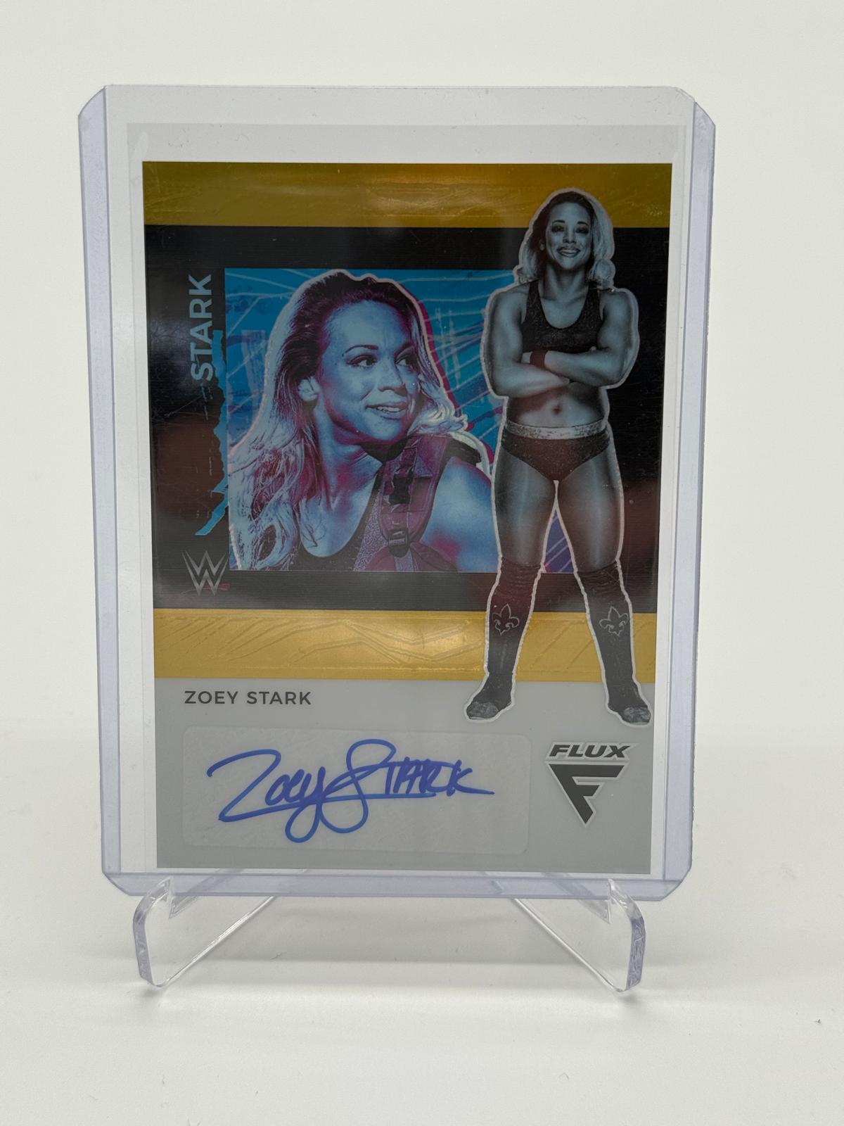 2022 Panini Chronicles Flux WWE Zoey Stark Auto 06/10