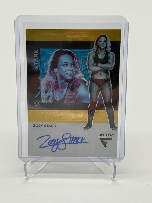 2022 Panini Chronicles Flux WWE Zoey Stark Auto 06/10
