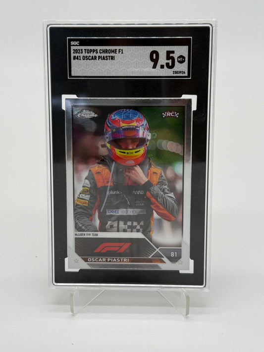 2023 Topps Chrome Formula 1 Oscar Piastri RC SGC 9,5