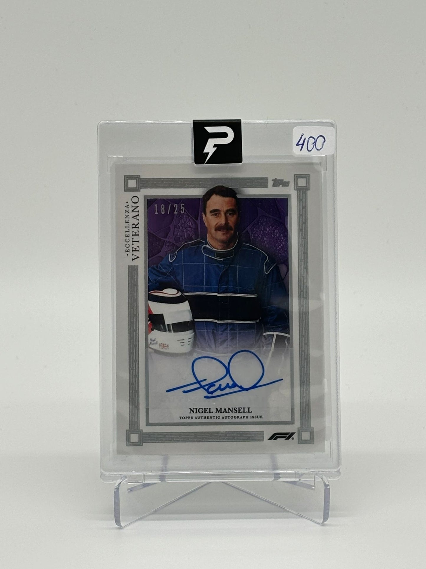 Topps F1 Eccellenza Nigel Mansell Auto /25