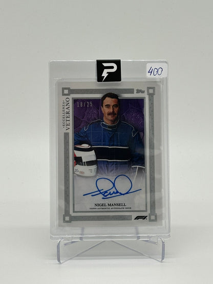 Topps F1 Eccellenza Nigel Mansell Auto /25
