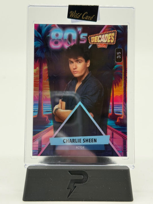 2024 Wild Card Decades Charlie Sheen 80s 3/5 Beach