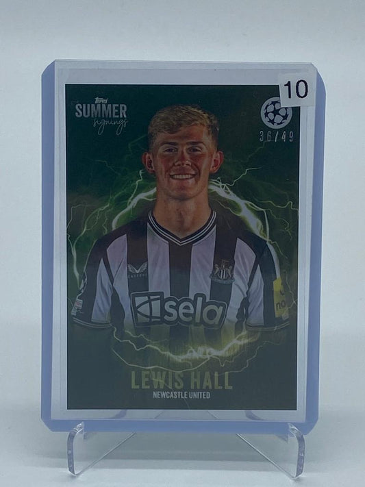 2023 Topps UCL Summer Signings - Lewis Hall /49