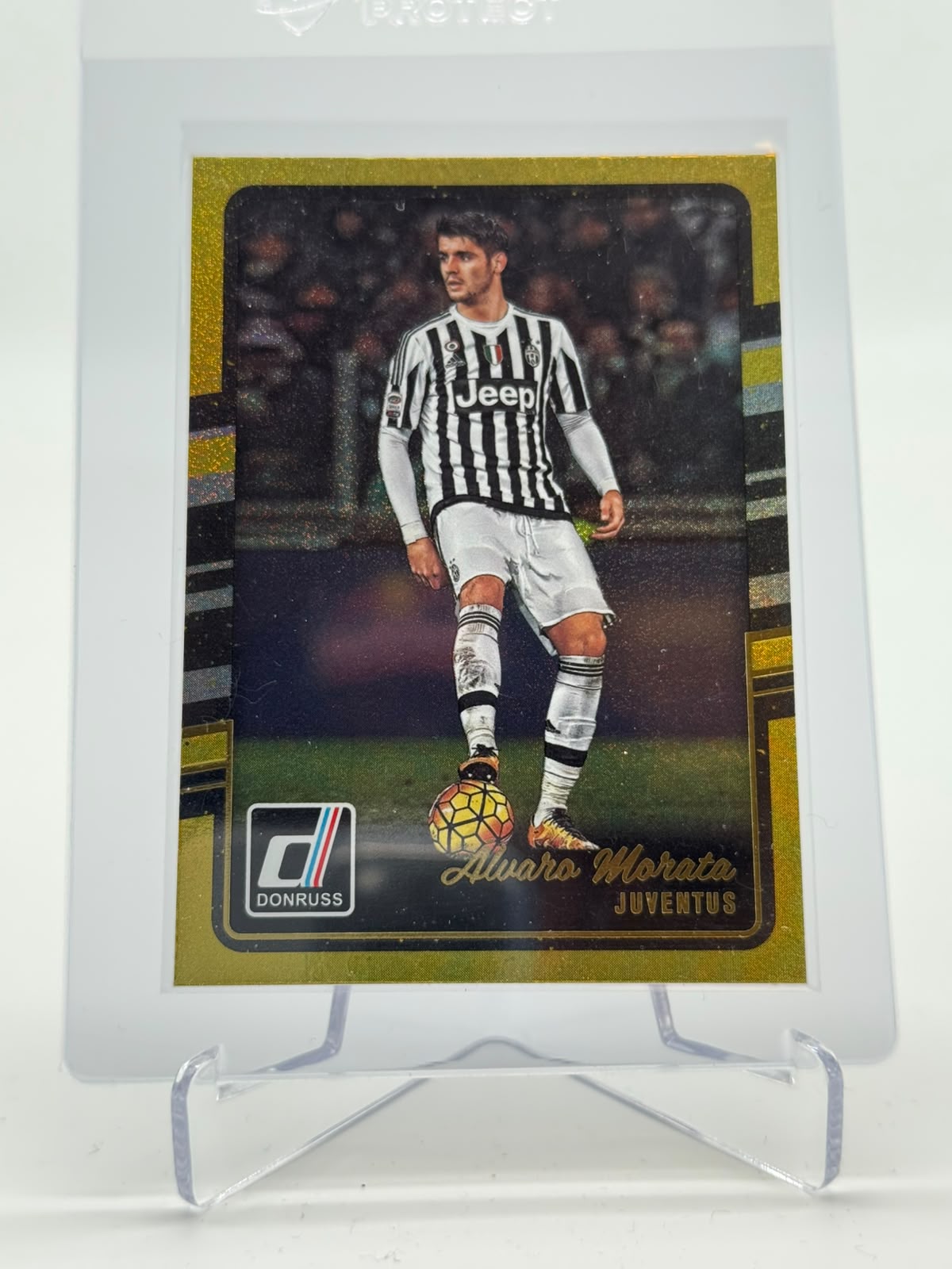 2016-17 Panini Donruss Alvaro Morata Gold