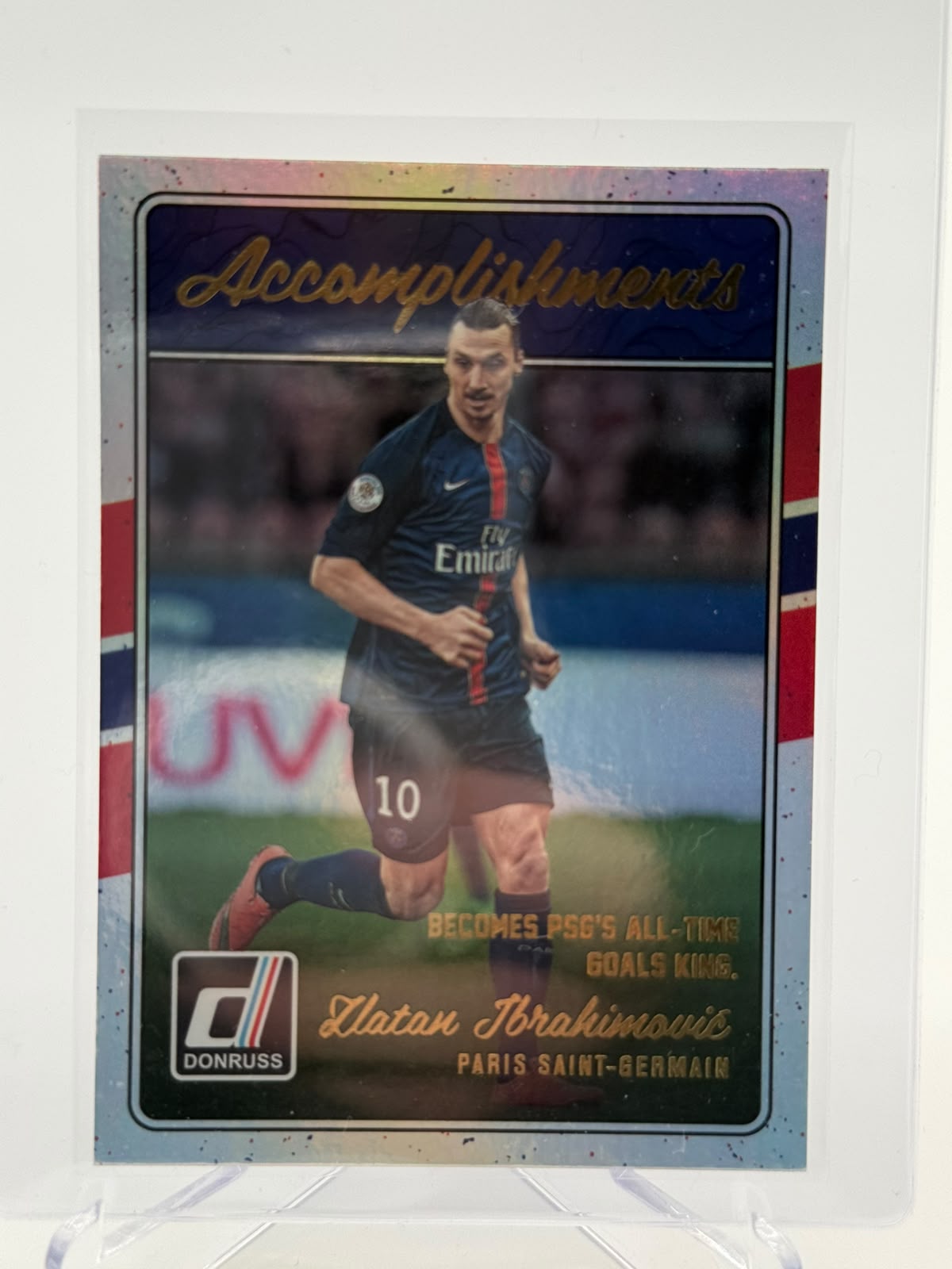 2016-17 Panini Donruss Zlatan Ibrahimovic Accomplishments Silver