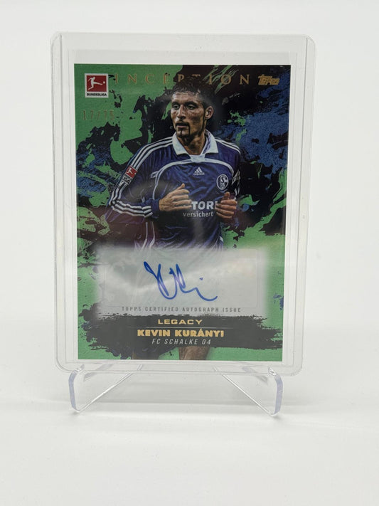 2024-25 Topps Inception Bundesliga Kevin Kuranyi Green Legacy Auto 17/75