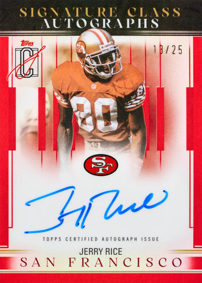 2025 Topps Signature Class Football Value Box (LIVEBREAK)