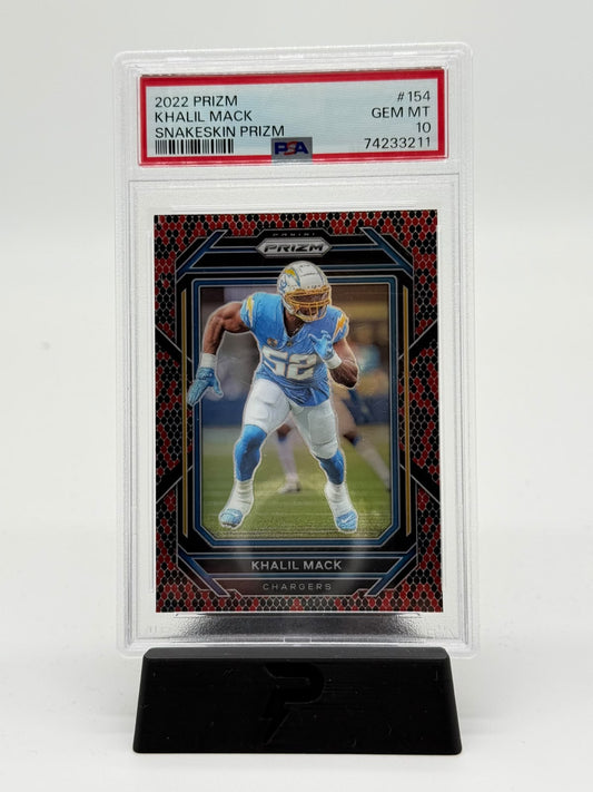 2022 Panini Prizm Khalil Mack PSA 10