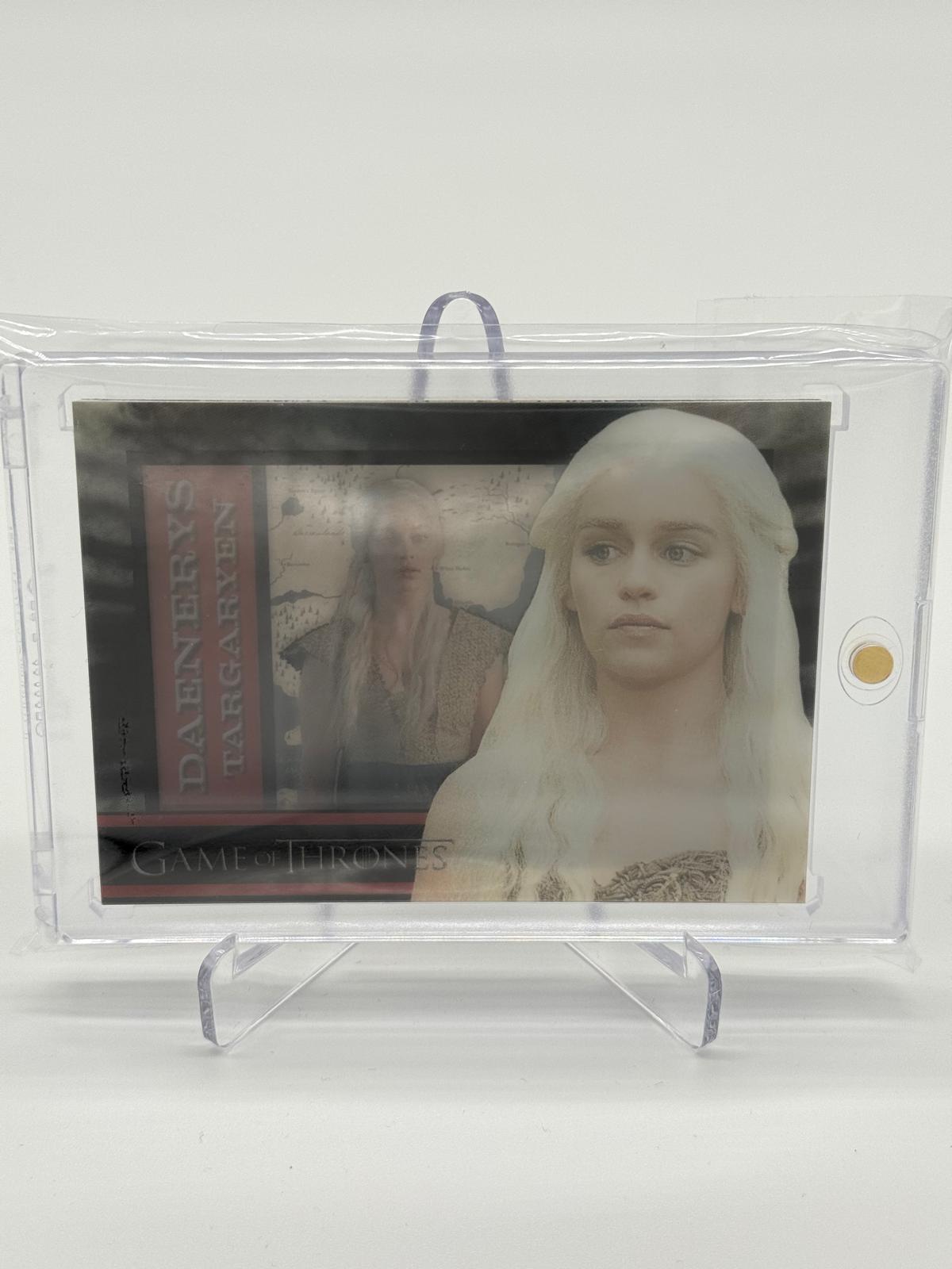2012 Game of Thrones Season 1 Shadow Box Insert Daenerys Targaryen