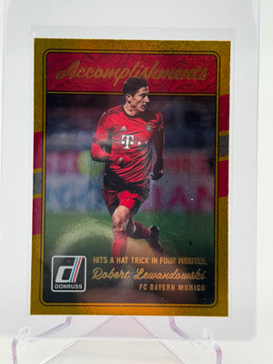 2016-17 Panini Donruss Robert Lewandowski Accomplishments Gold
