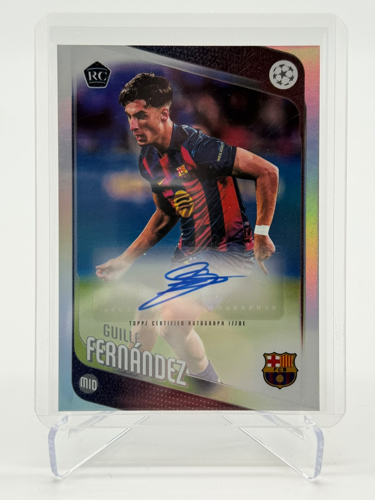 2026 Topps UCC Guille Fernandez  AUTO RC