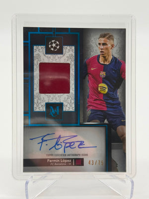 2025 Topps Museum Collection Fermin Lopez RELIC/AUTO 43/75