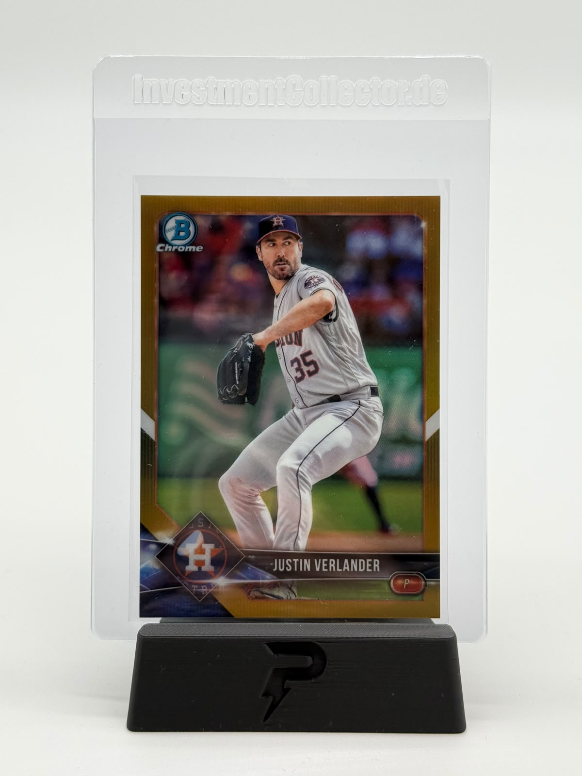 2018 Topps Chrome Bowman Baseball Justin Verlander 03/50
