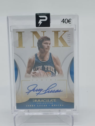 2013-14 PANINI IMMACULATE Jerry Lucas Auto /75