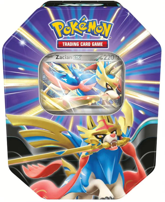 Pokémon Karmesin & Purpur Tin Zacian ex (SEALED)