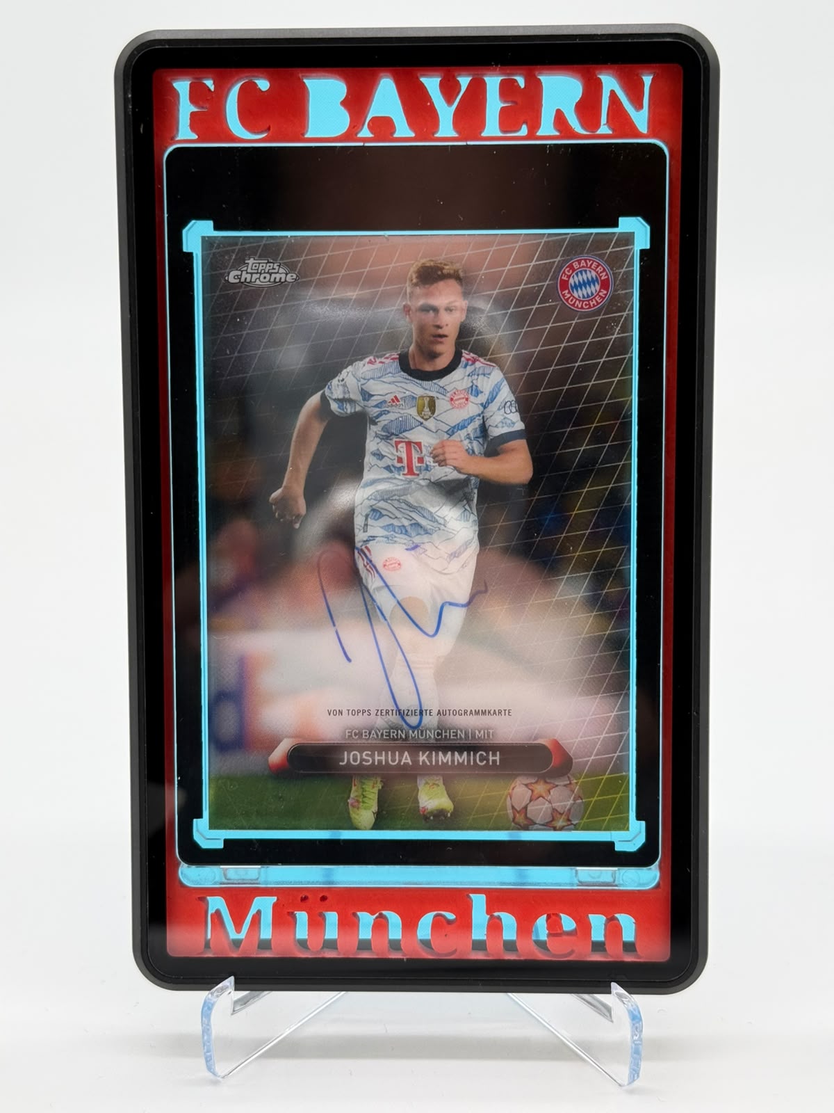 2021/22 Topps Chrome Bundesliga Joshua Kimmich Auto 54/75