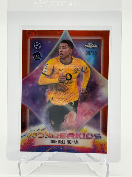 2026 Topps UCC Chrome Logofractor Wonderkids Jobe Bellingham RC 08/25
