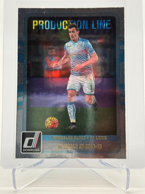 2016-17 Panini Donruss Miroslav Klose Production Line Silver