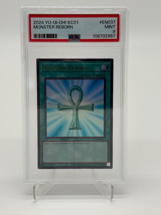 2024 YU-GI-OH! KC01-EN037 Moster Reborn PSA 9