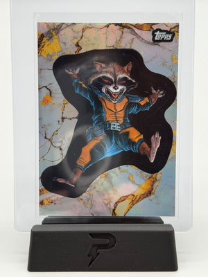 2025 Topps Marvel Comic Book Rocket Racoon 2025 Refractor