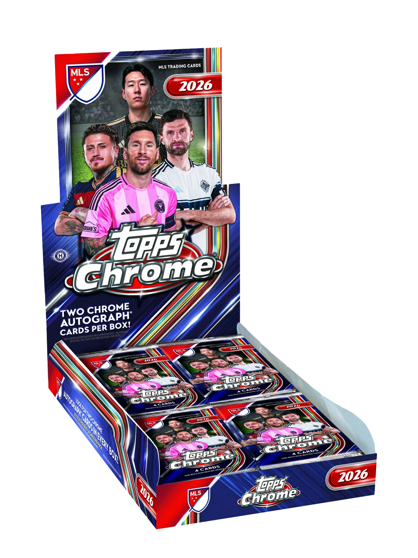 Topps Chrome MLS 2026 Hobby Box – Soccer Trading Cards