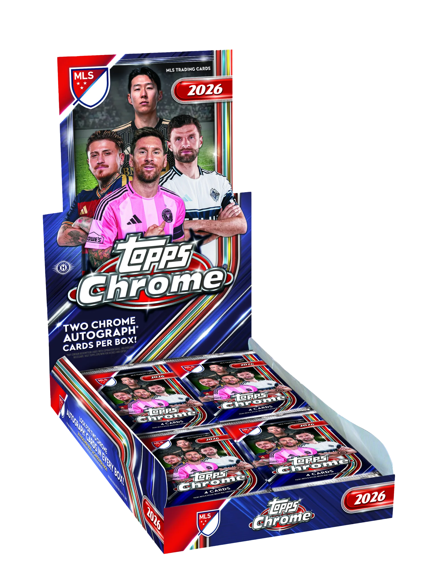 Topps Chrome MLS 2026 Hobby Box – Soccer Trading Cards