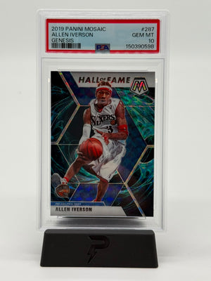2019 Panini Mosaic Allen Iverson Genesis PSA10