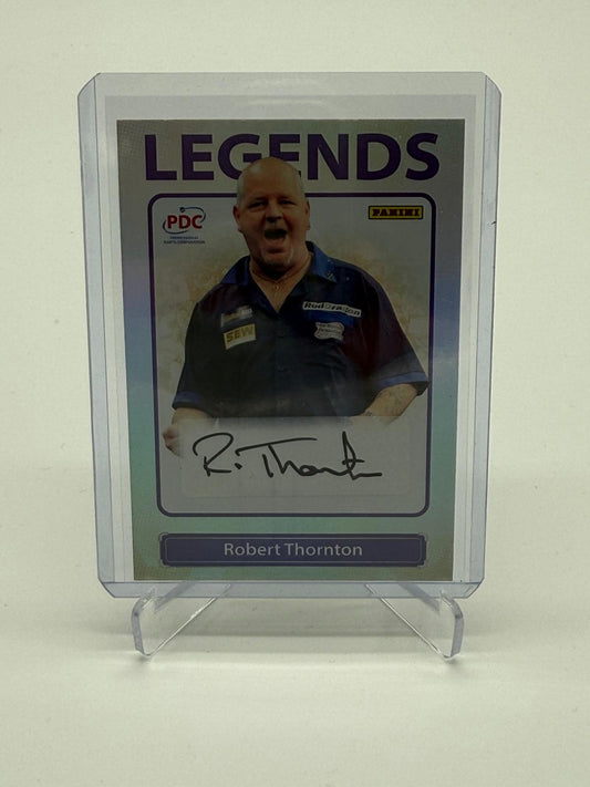 2025 Panini PDC World Championship Robert Thornton Legends Auto /75