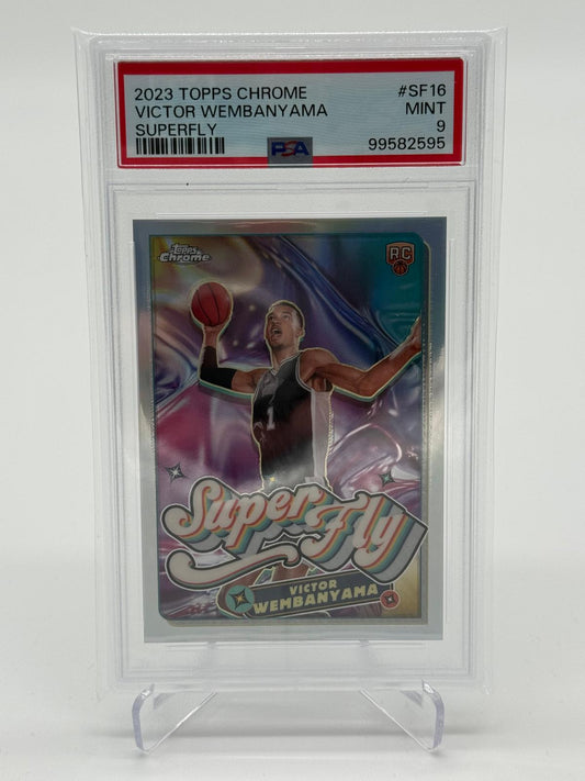 2023 Topps Chrome Victor Wembanyama RC Superfly SSP PSA 9