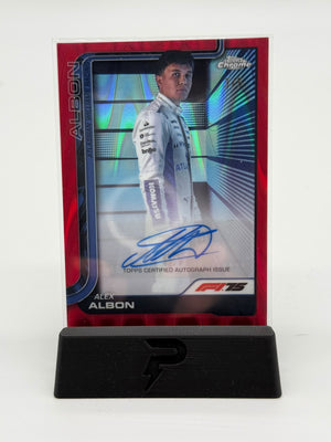 2025 Topps Chrome Formel 1 Alex Albon Auto 3/5