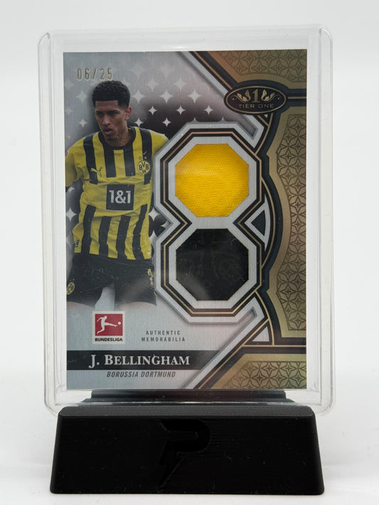 2022-23 Topps Tier One Bundesliga Jude Bellingham 06/25 Dual-Patch