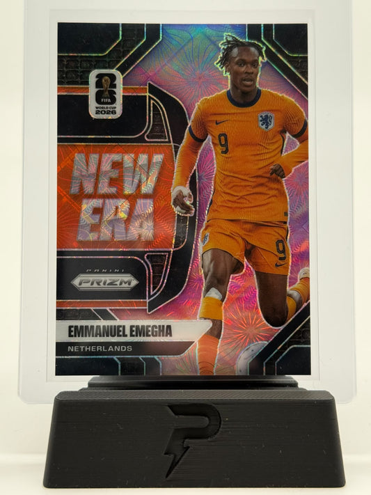 2026 Panini World Cup Prizm Emmanuel Emegha New Era 1/1 Black