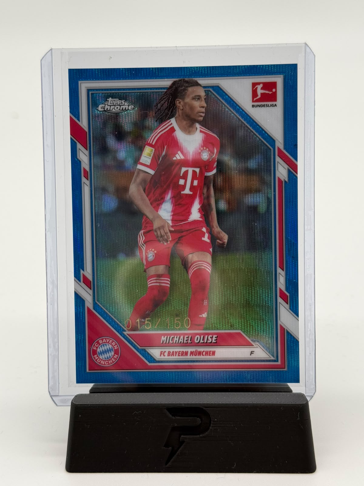 2025 Topps Bundesliga Chrome Michael Olise 015/150