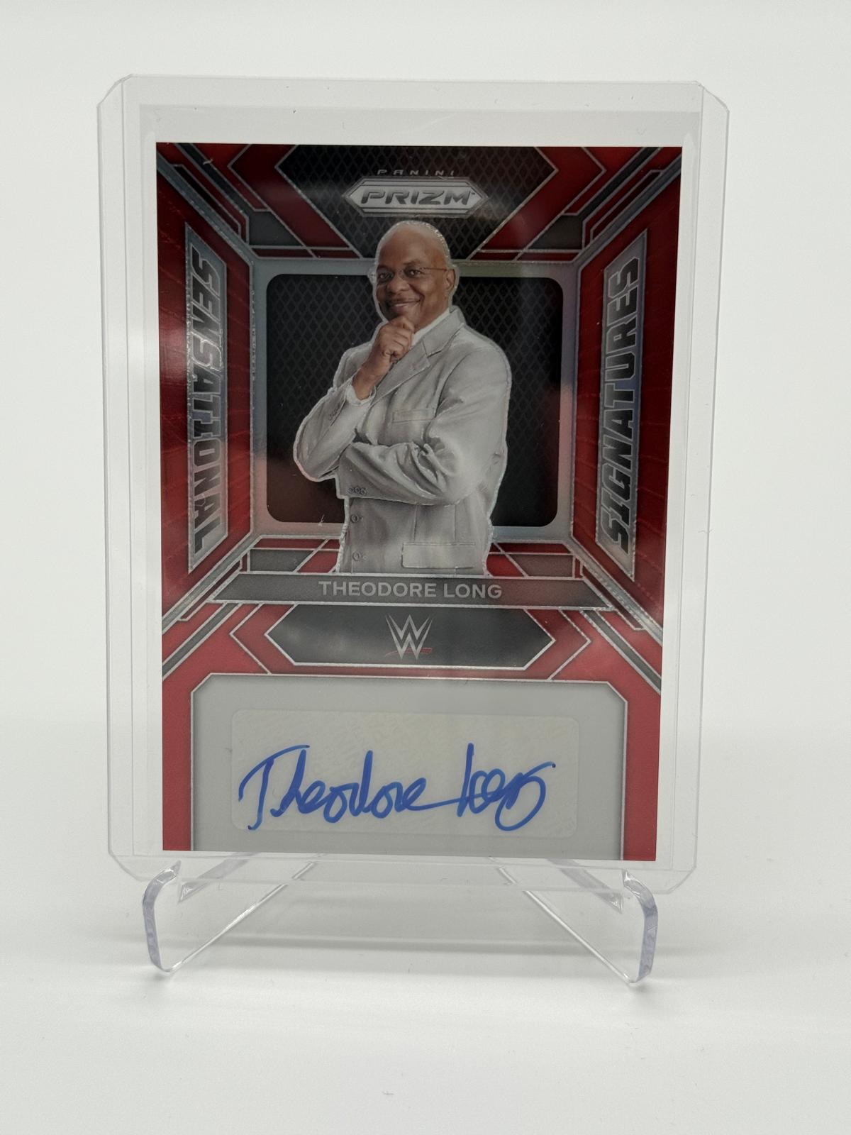 2024 Panini Prizm WWE Theodore Long Sensational Signatures /99
