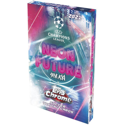 2020-21 Topps Chrome UCL X Steve Aoki Neon Future Hobby Box (LIVEBREAK)