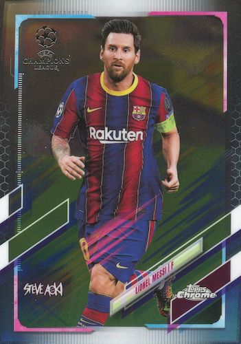 2020-21 Topps Chrome UCL X Steve Aoki Neon Future Hobby Box (LIVEBREAK)