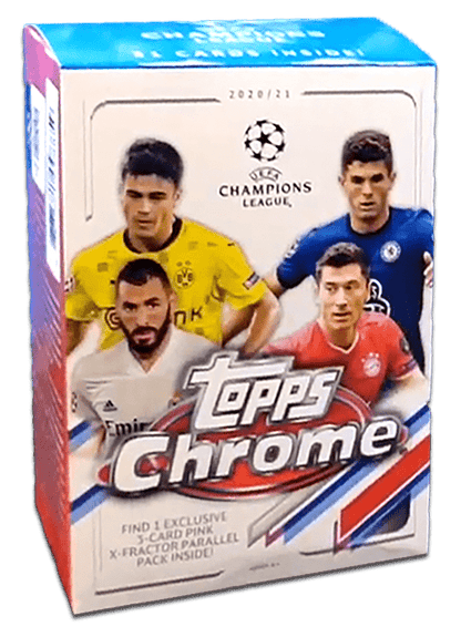 2020-21 Topps Chrome UCL Blaster Box (SEALED)