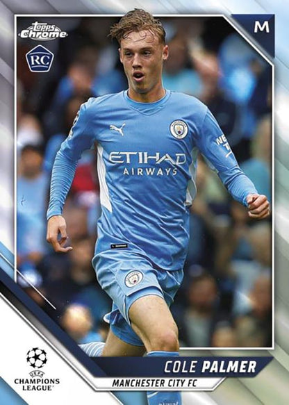 1x EINZELPACK: 2021-22 Topps UCL Chrome Hobby Box (LIVEBREAK)