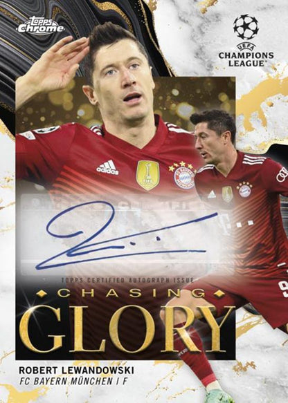 1x EINZELPACK: 2021-22 Topps UCL Chrome Hobby Box (LIVEBREAK)