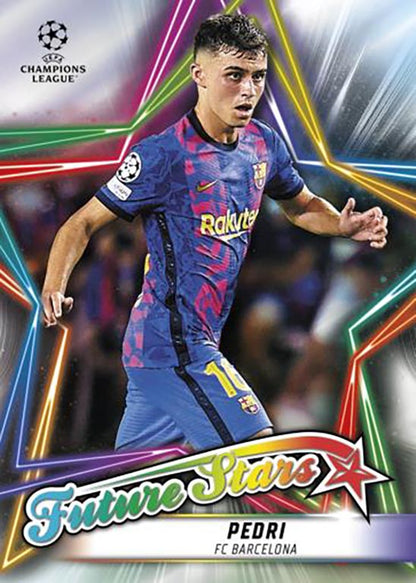 1x EINZELPACK: 2021-22 Topps UCL Chrome Hobby Box (LIVEBREAK)