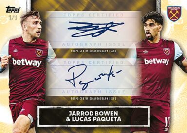 2023-24 TOPPS WEST HAM UNITED OFFICIAL TEAM SET (LIVEBREAK)