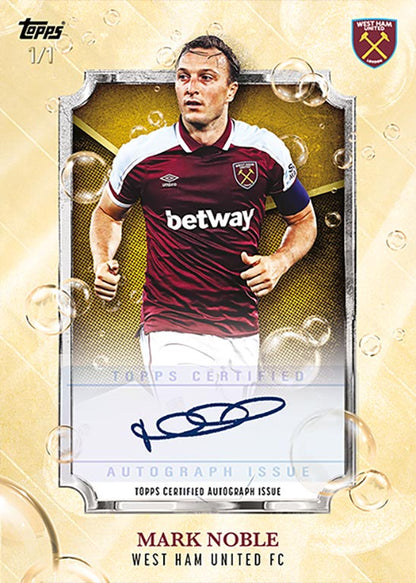 2023-24 TOPPS WEST HAM UNITED OFFICIAL TEAM SET (LIVEBREAK)