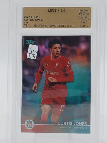 2022 Topps Liverpool FC Curtis Jones /150 GSG9.0