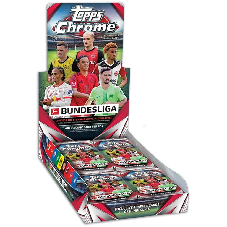 2024-25 Topps Chrome Bundesliga Hobby Box - Livebreak by Fratelli Cards