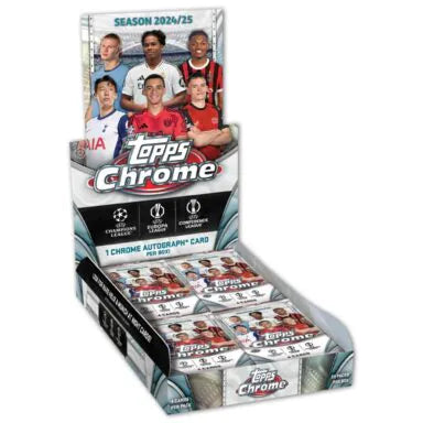 FULL CASE (12BOX) 2024-25 Topps UCC Chrome Hobby Box - PYT#5