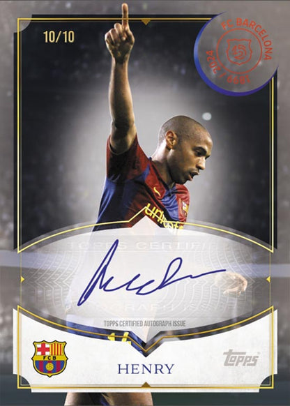 2024-25 Topps FC Barcelona 125th Anniversary Hobby Box (LIVEBREAK)