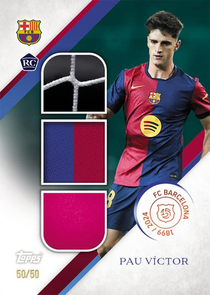 2024-25 Topps FC Barcelona 125th Anniversary Hobby Box (LIVEBREAK)