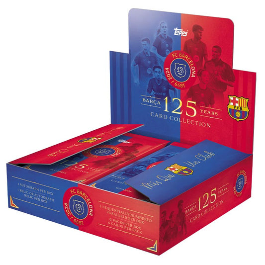 2024-25 Topps FC Barcelona 125th Anniversary Hobby Box (LIVEBREAK)