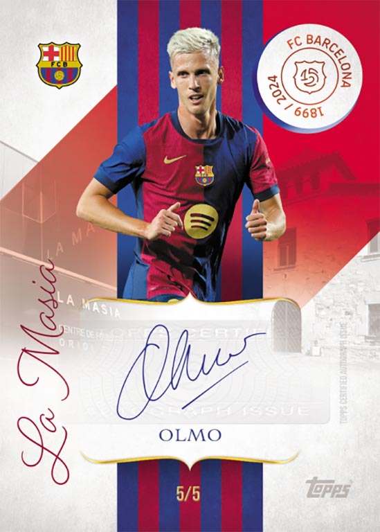 2024-25 Topps FC Barcelona 125th Anniversary Hobby Box (LIVEBREAK)