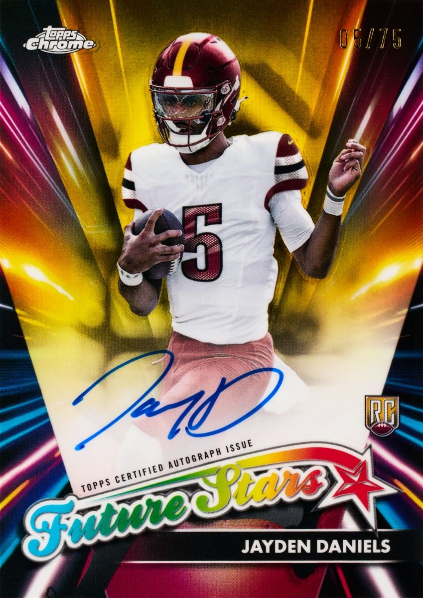 2024 Topps Chrome Football Mega Box (SEALED)